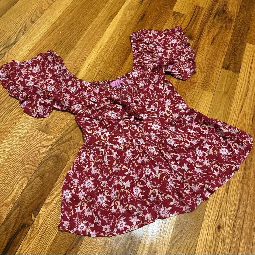 Francesca’s Floral Blouse